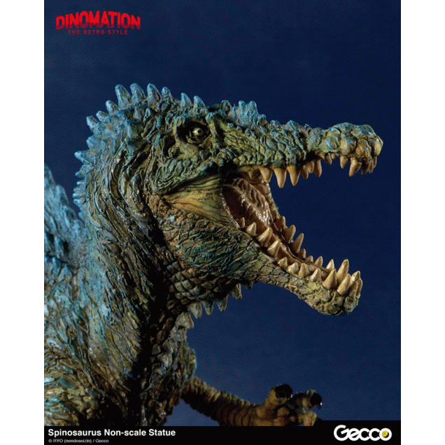 Dinomation, 棘龍 上色完成雕像